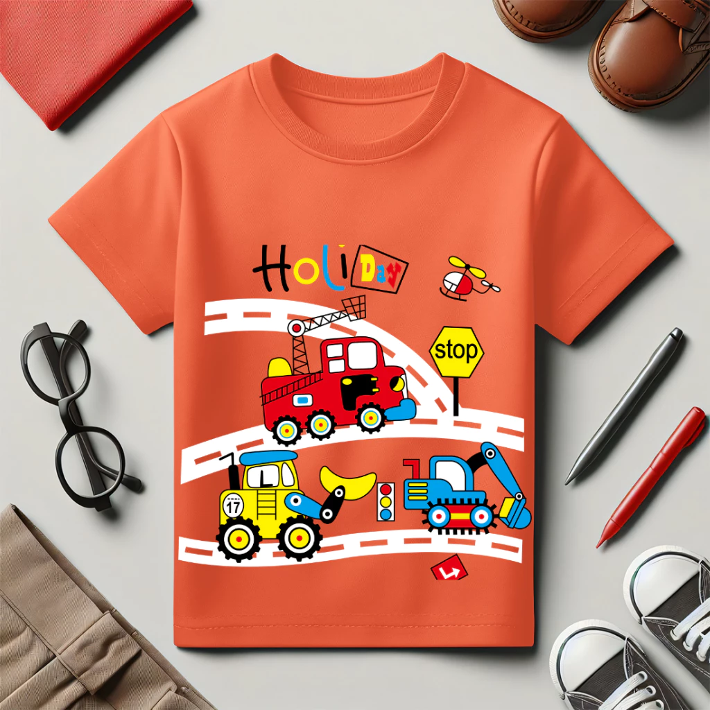 Baju Kaos Distro Anak Laki Laki Karakter Mario Bross Keren Import 1 - 10 Tahun - Hypelane Kids - HT2